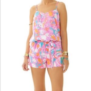Lilly Pulitzer Deanna Romper Size L